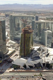 CityCenter's residential towers are near completion