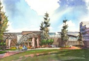 Artist's rendering of the FireKeepers Casino, set to open in Summer 2009