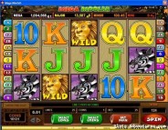 Mega Moolah online slot machine