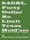 $40 No-Limit Texas Hold'em Book